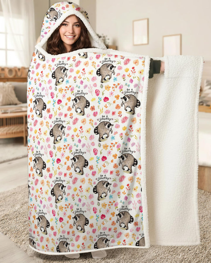 Be A Jimothy Family Matching Bamboo Wearable Hooded Blanket