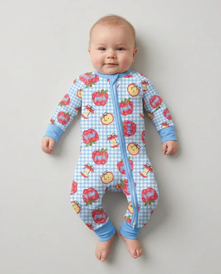Custom School Grade Apple Days Bamboo Convertible Zippy