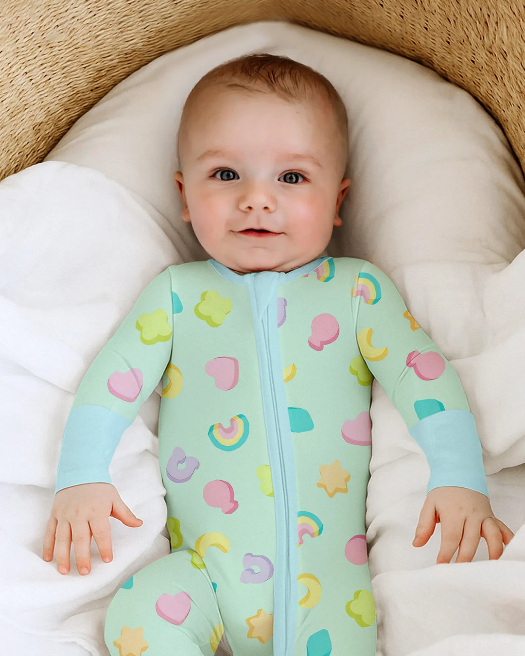 Gerippte Babykleidung mit individuellem Foto - Weich &amp; Skizzenhaft