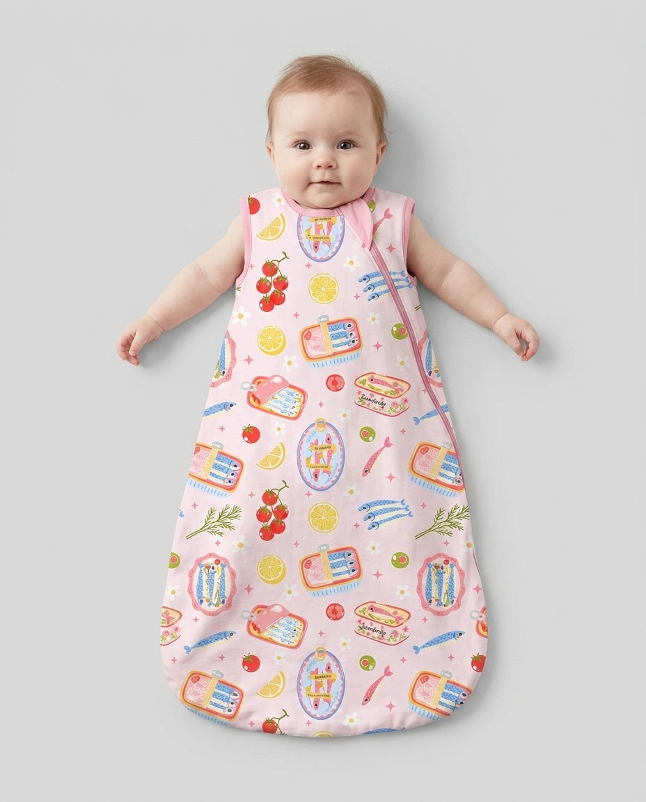 Preppy Sardines Bamboo Sleep Bag
