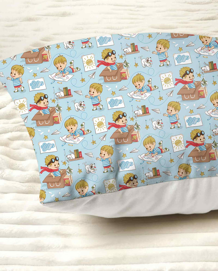 Tiny Explorer Tales Bamboo Pillow Case