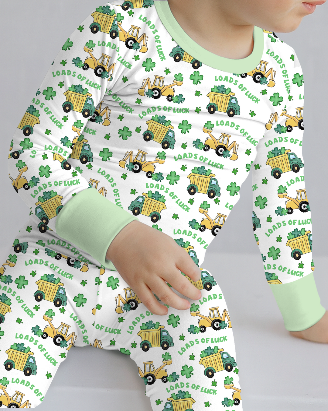 Loads Of Luck Two Piece Long Sleeve Pajama Set