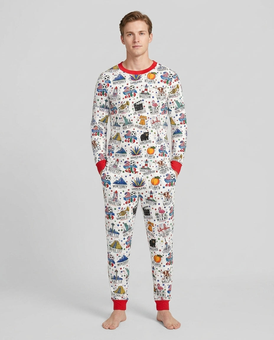 Vorlage Bambus-Pyjama-Set für Herren