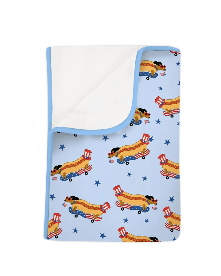 American Hot Dog Bamboo Blanket