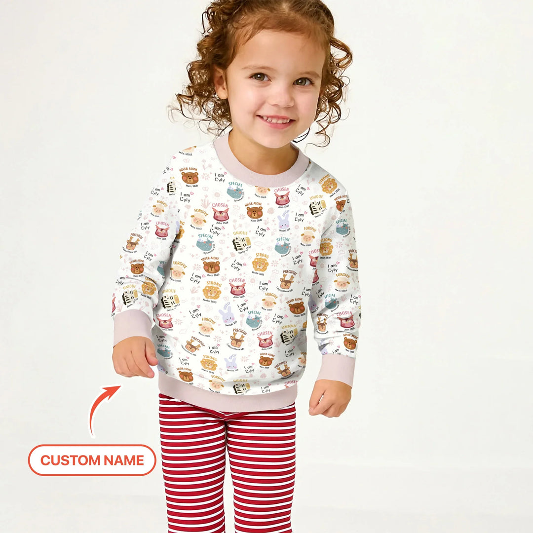 God’s Little Zoo Custom Name Crewneck Sweatshirt