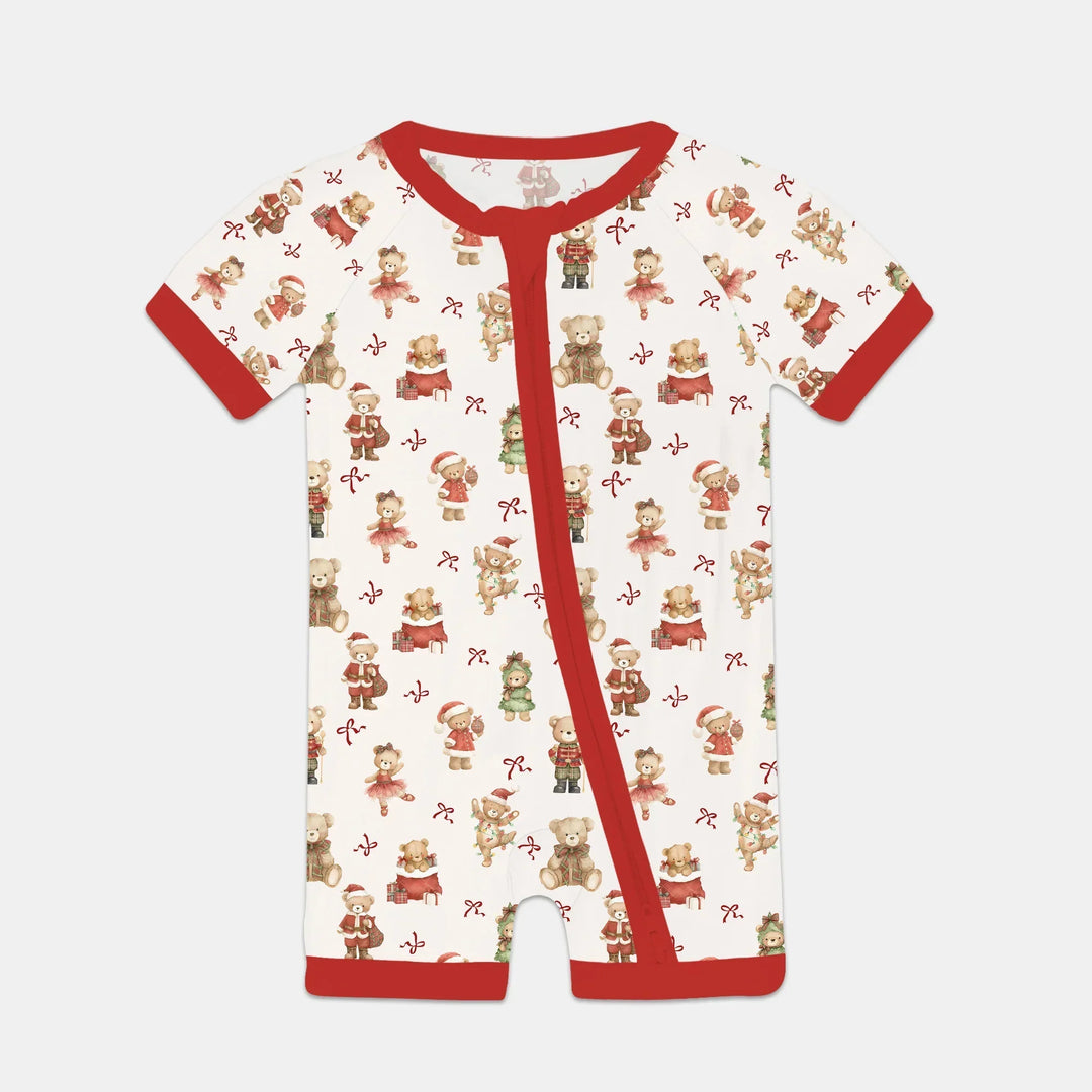 Christmas Teddy Bears Shorty Zippy