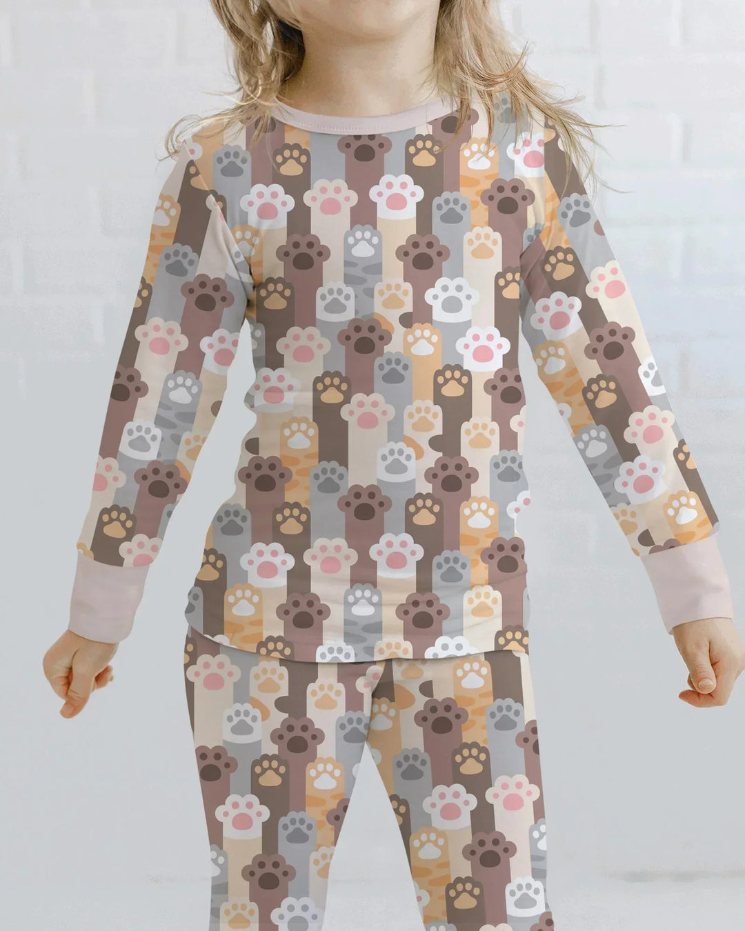 Grabby Paws Bamboo Two Piece Long Sleeve Pajama Set