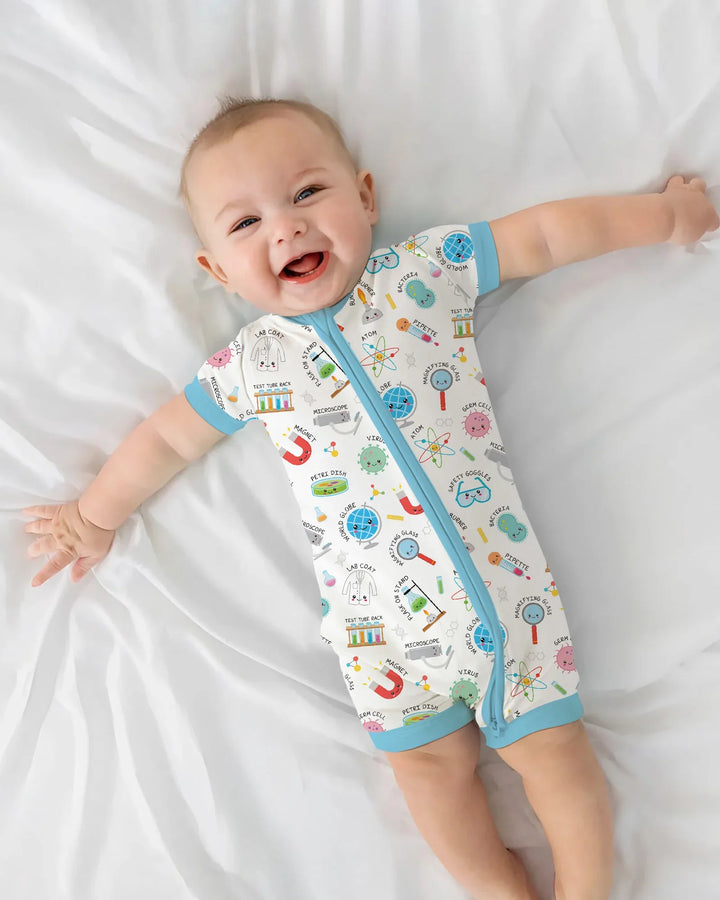 Science Fun Family Matching Bamboo Shorty Zippy