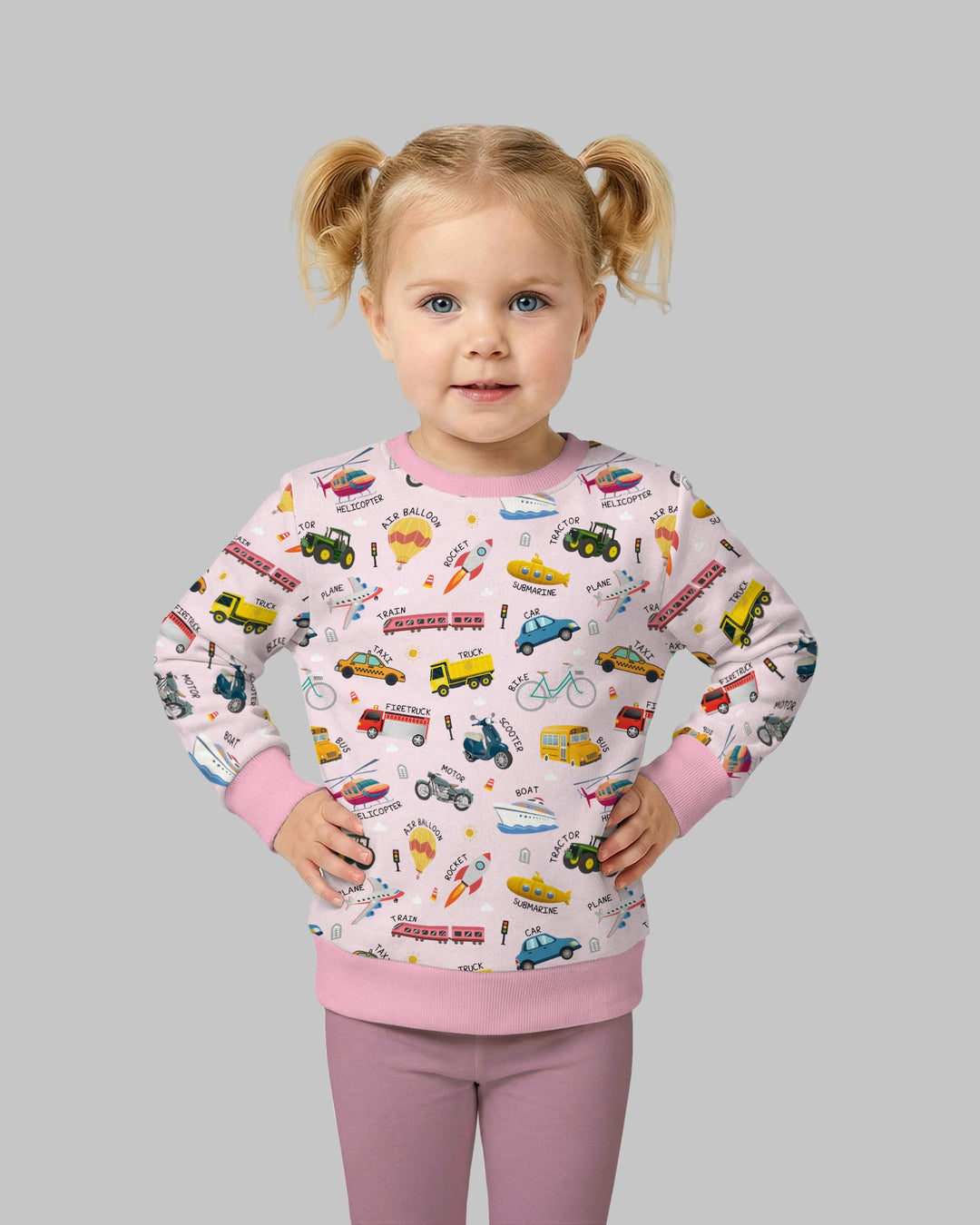 Sweatshirt mit Rundhalsausschnitt aus Bambusfaser