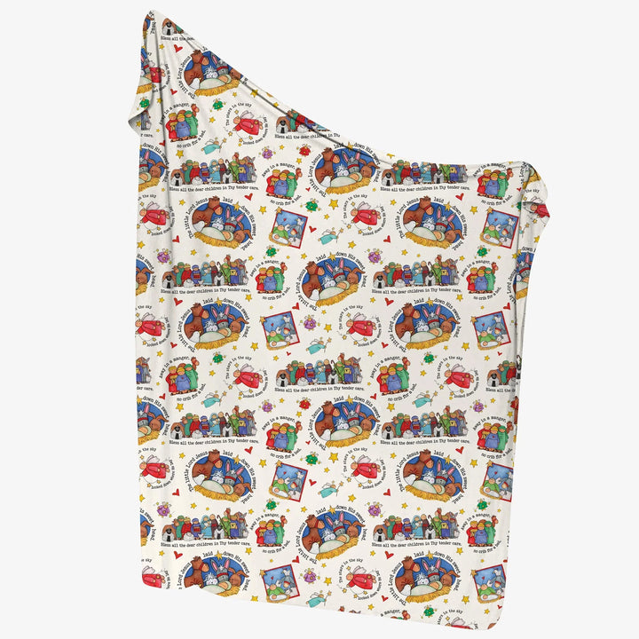 Away In A Manger Blessings Swaddle Blanket