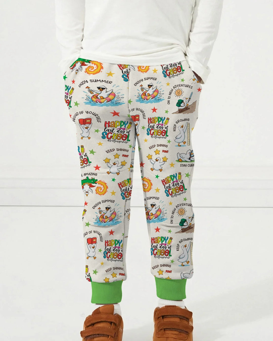 Silly Goose Happy Last Day of School Bamboo Jogger