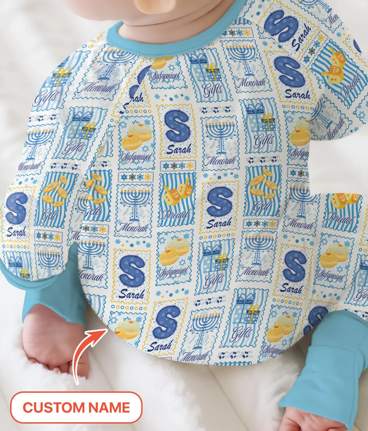 Light of Hanukkah Custom Name Convertible Zippy