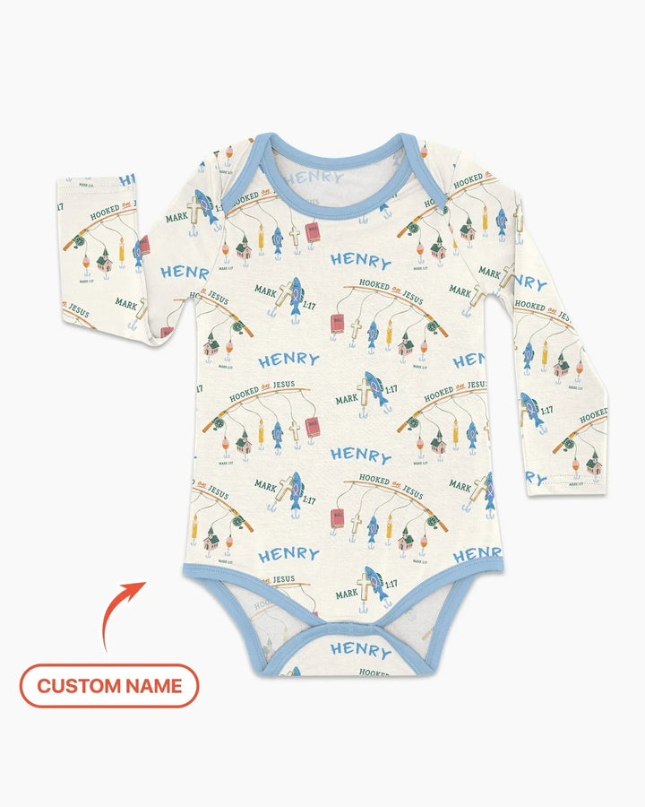 Gerippte Babykleidung mit individuellem Foto - Weich &amp; Skizzenhaft