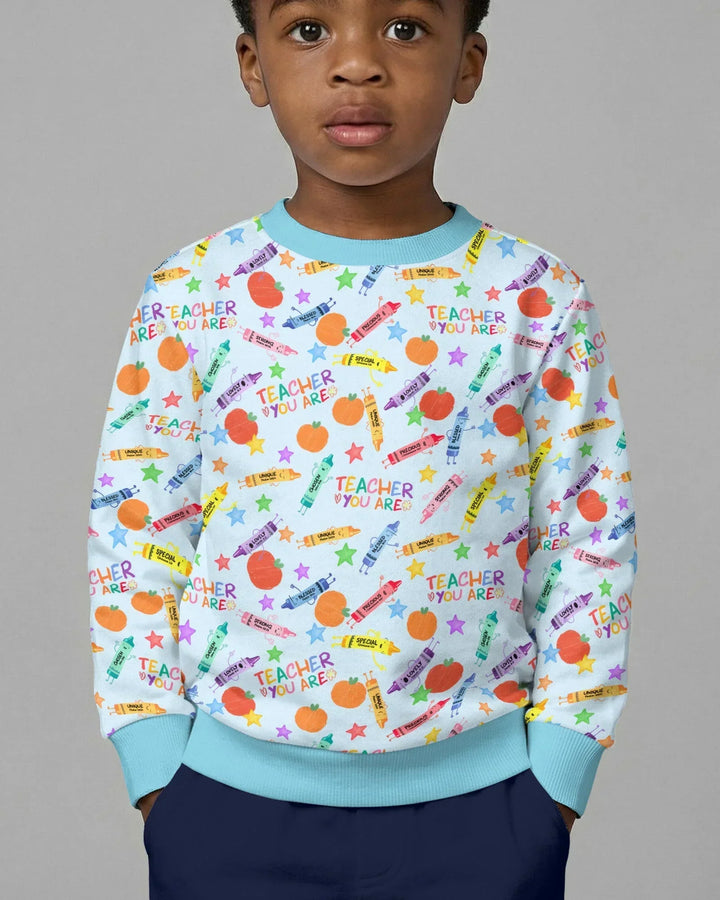 Teacher You Are Special Bamboo Crewneck Sweatshirt