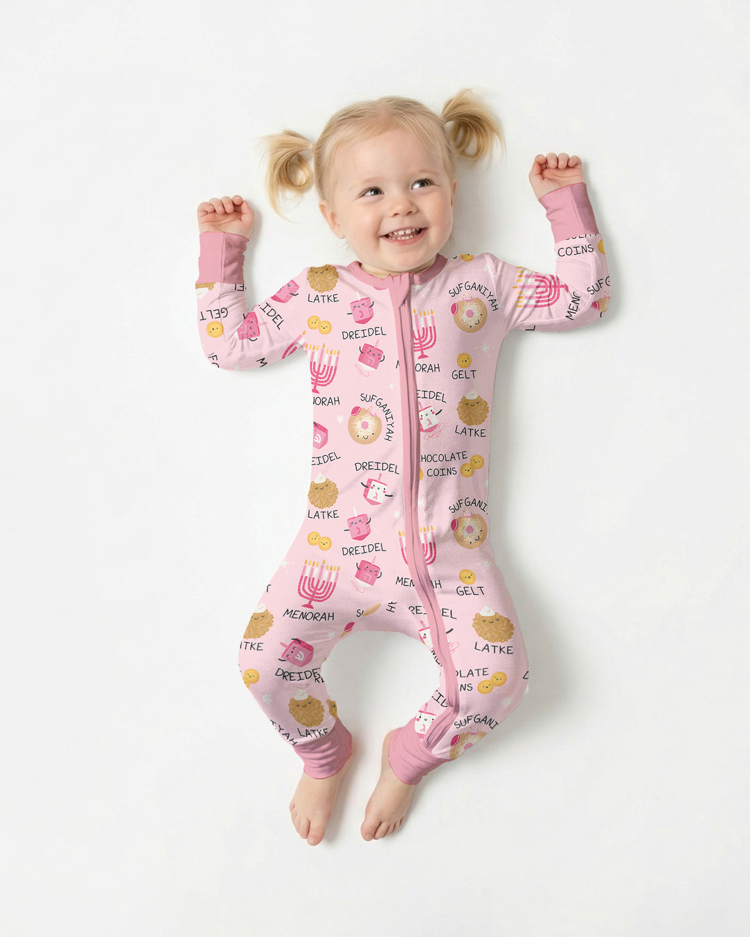 Family Hanukkah Matching Bamboo Convertible Zippy