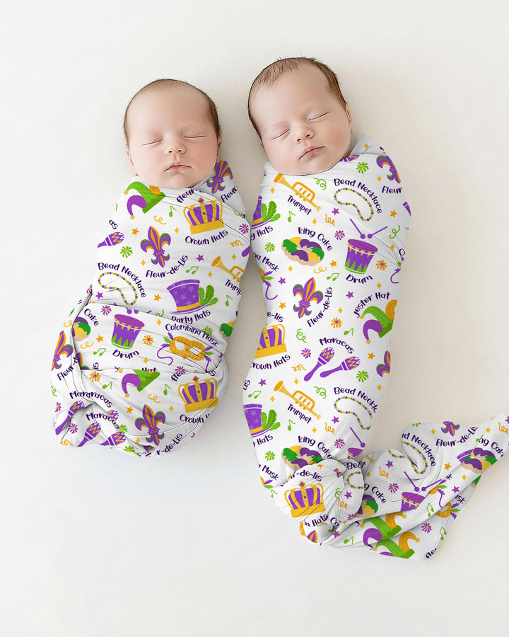 Mardi Gras Family Matching blanket