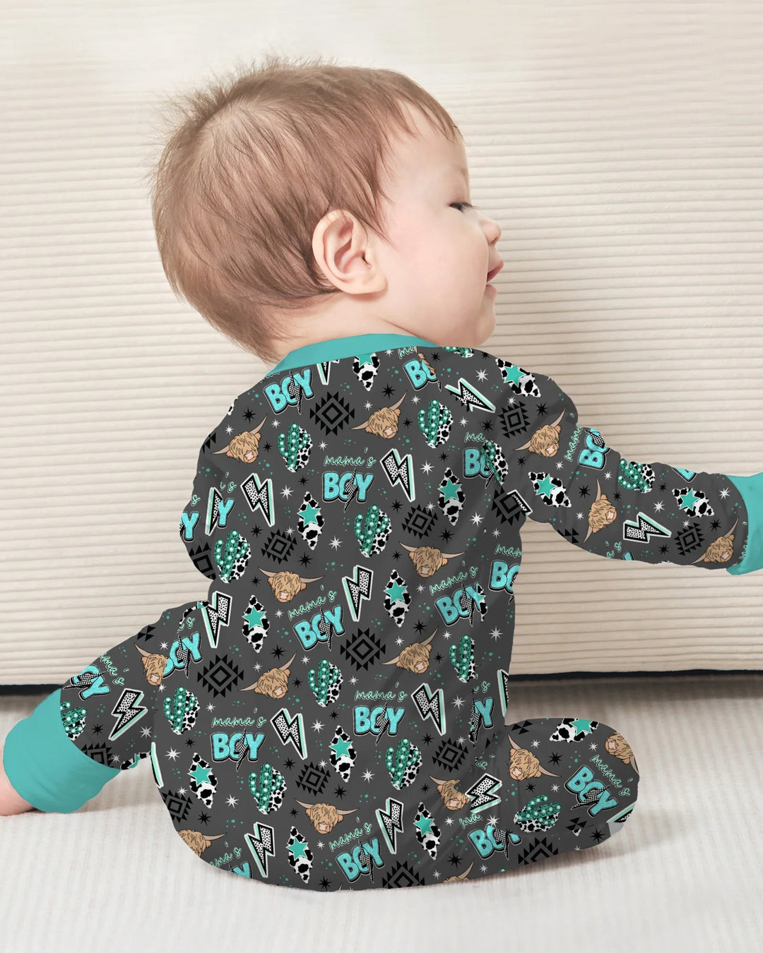 Western Mama & Me Matching  Bamboo Convertible Zippy