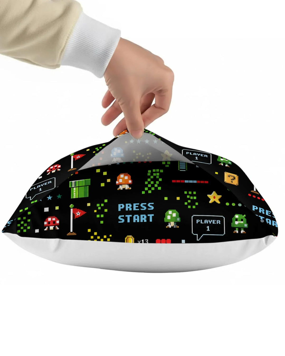 Pixel Game Lover Matching Bamboo Pillow Case