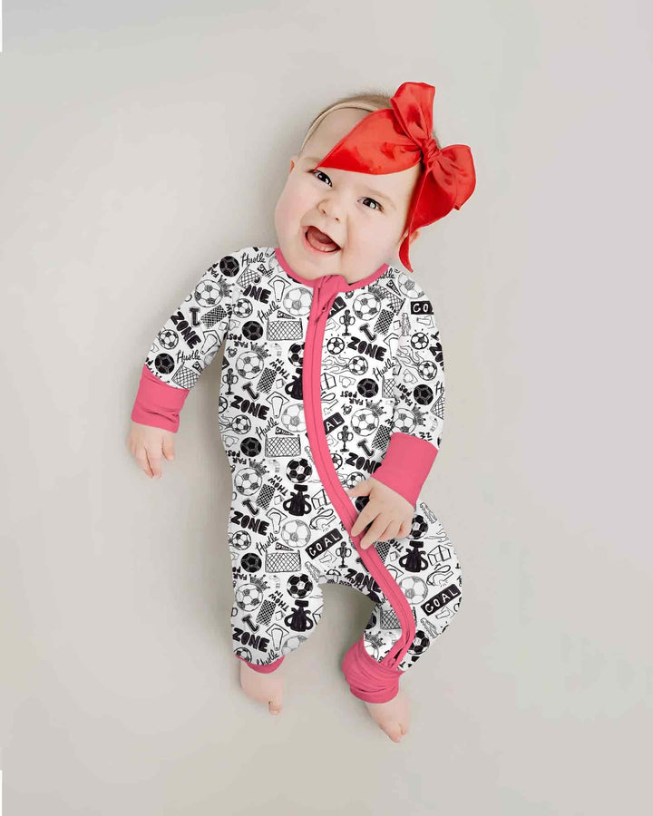Soccer Doodle Bamboo Convertible Zippy