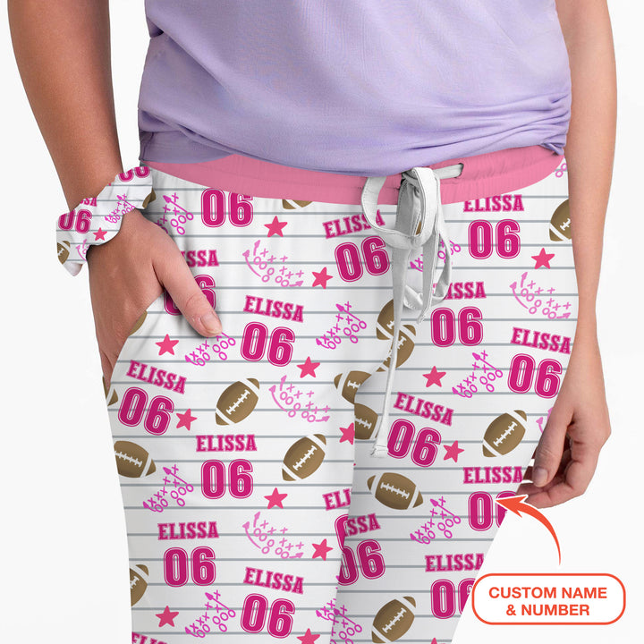 Benutzerdefiniertes Foto-Weihnachtspyjama-Set für Damen