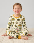 Proud Grandchild Of A Veteran Bamboo Two Piece Long Sleeve Pajama Set