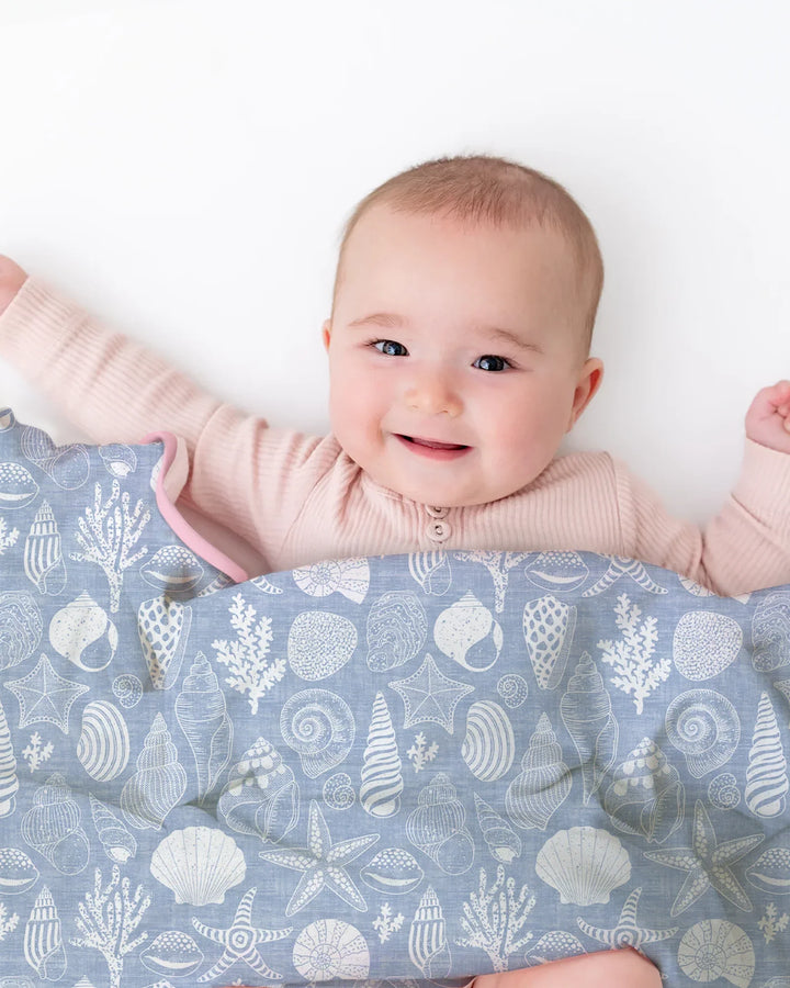 Coastal Treasures Bamboo Blanket
