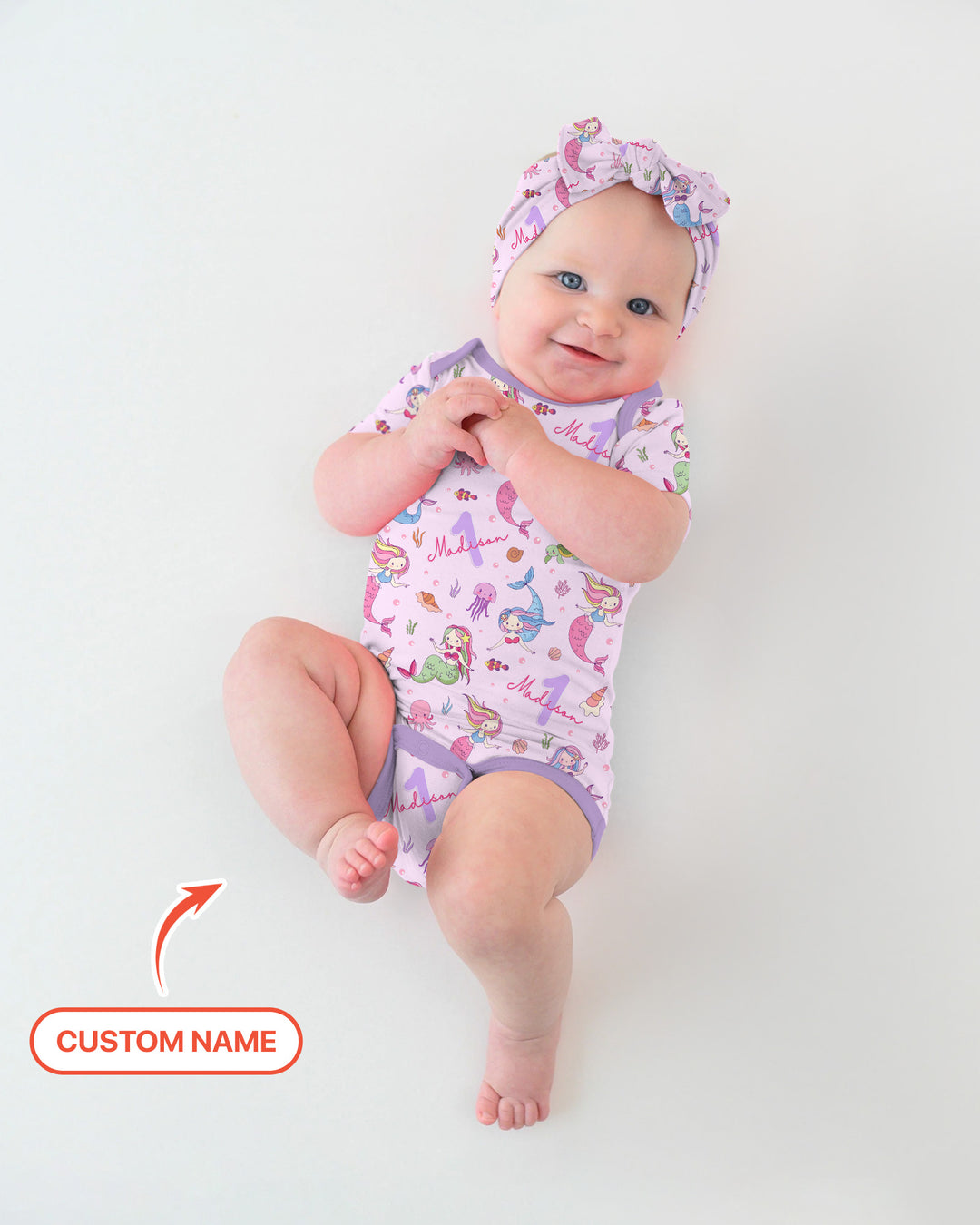 Gerippte Babykleidung mit individuellem Foto - Weich &amp; Skizzenhaft