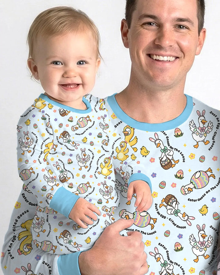 Easter Goose Family Matching Convertible Zippy