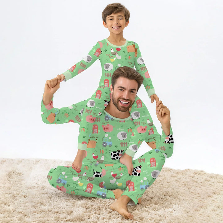 Farm Yard Men's Pajama Set