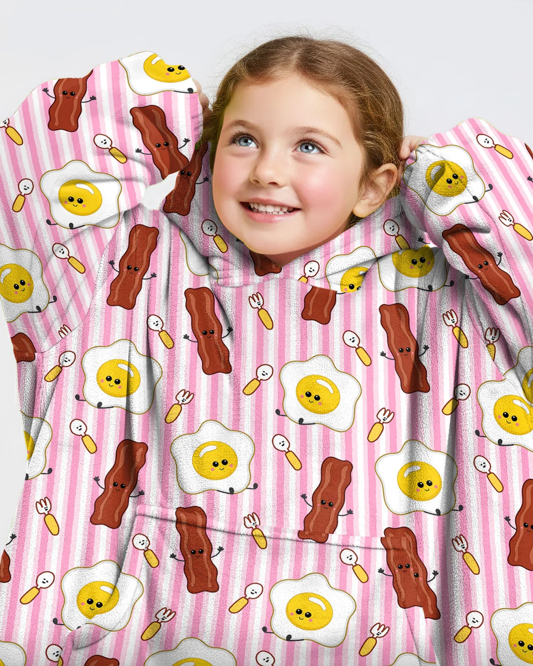 Breakfast Club Wearable Bamboo Blanket Hoodie