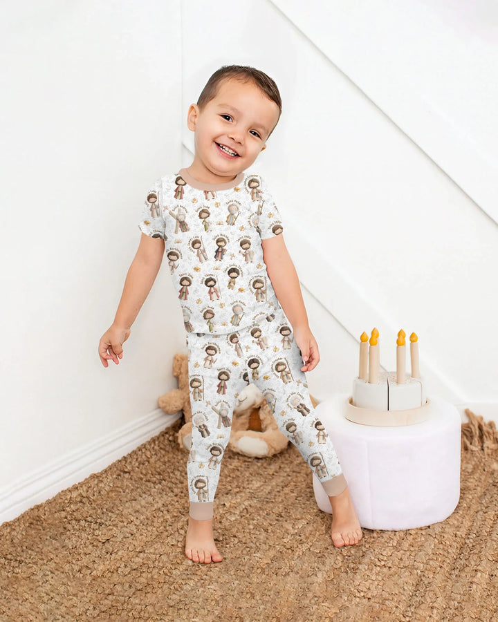 The 12 Apostles Bamboo Two Piece Short Sleeve Pajama Set