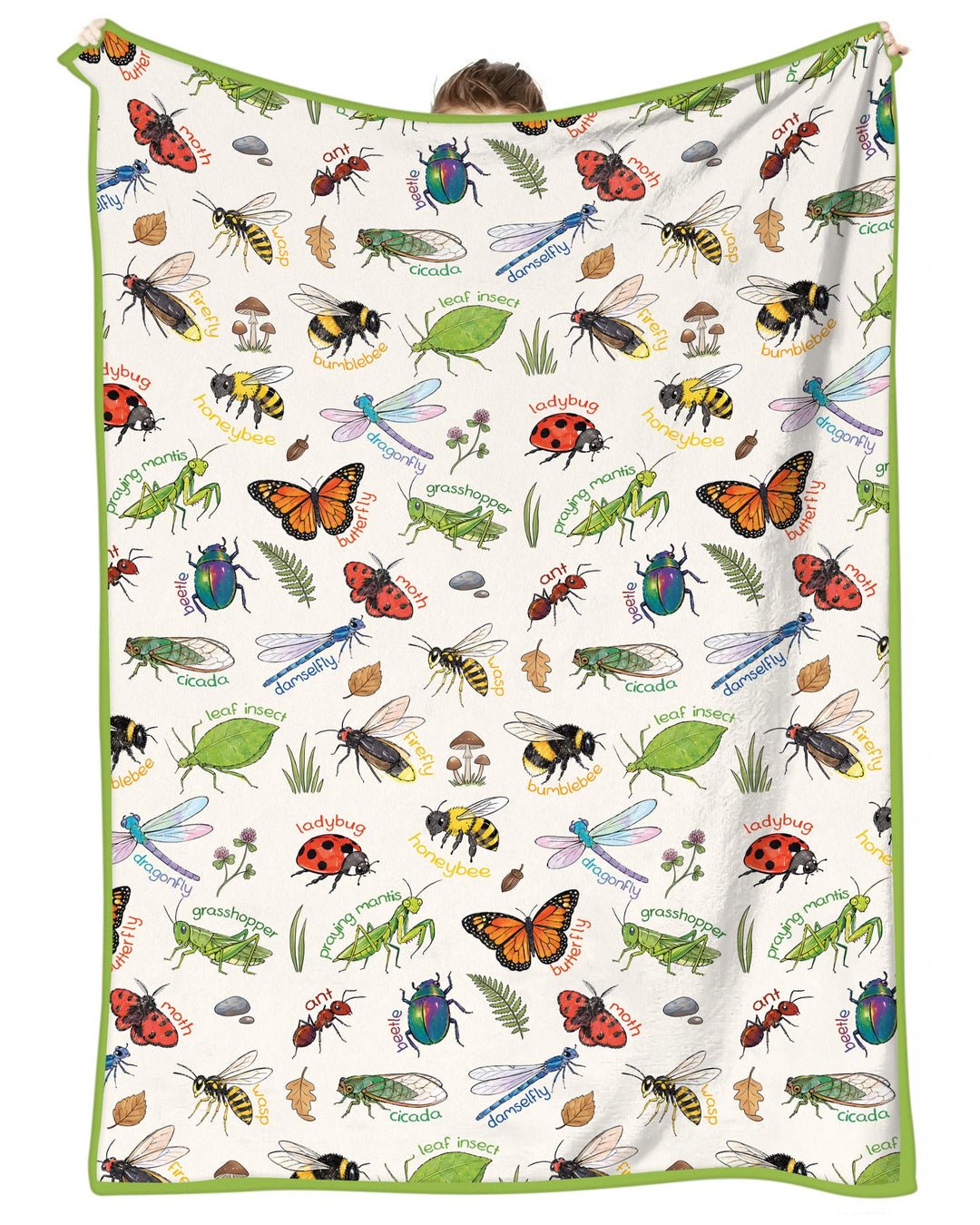 Bug Learning Bamboo Blanket