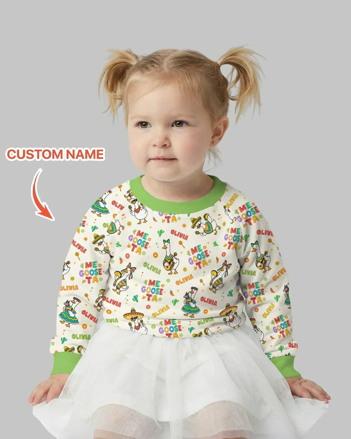 Custom name Me Goose-ta Bamboo Crewneck Sweatshirt