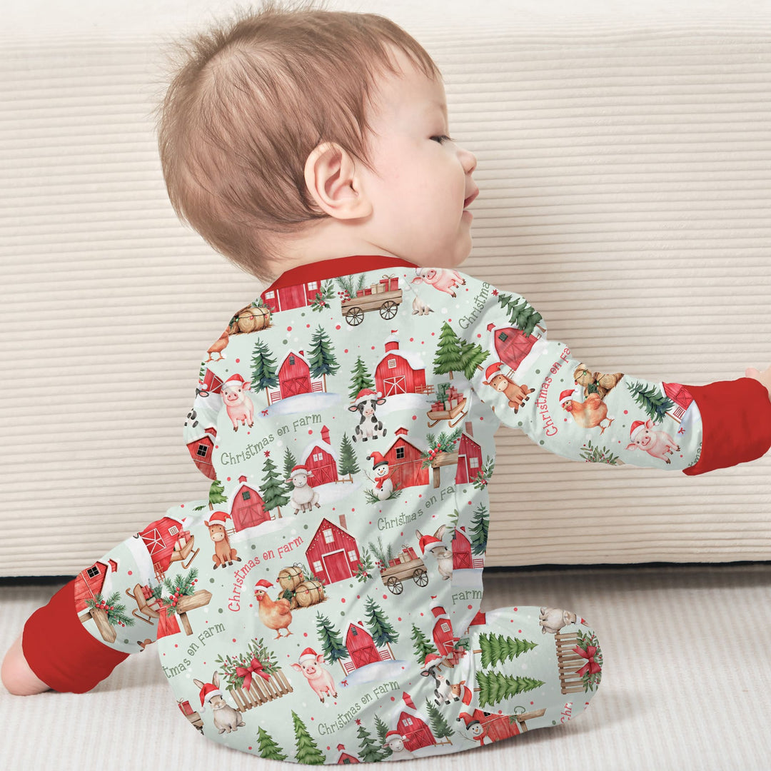 Christmas on Farm Convertible Zippy