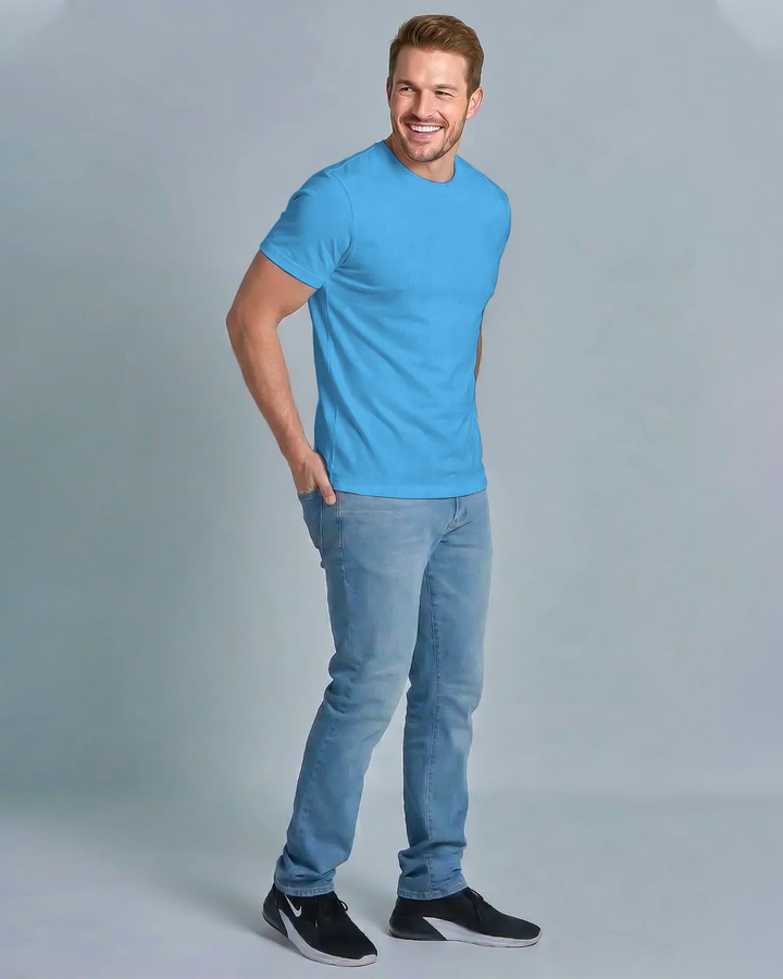Solid color Bamboo Men T-Shirt