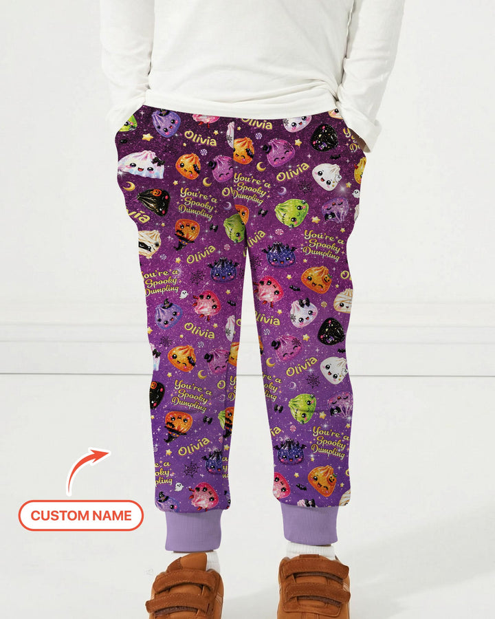 Custom Name You're A Spooky Dumpling Bamboo Jogger