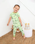 Conjunto de pijama de dos piezas de manga corta de bambú Daddy Golf Team
