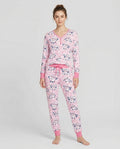 Happy Soccer Ball Family MatchingBamboo Women Pajama Set