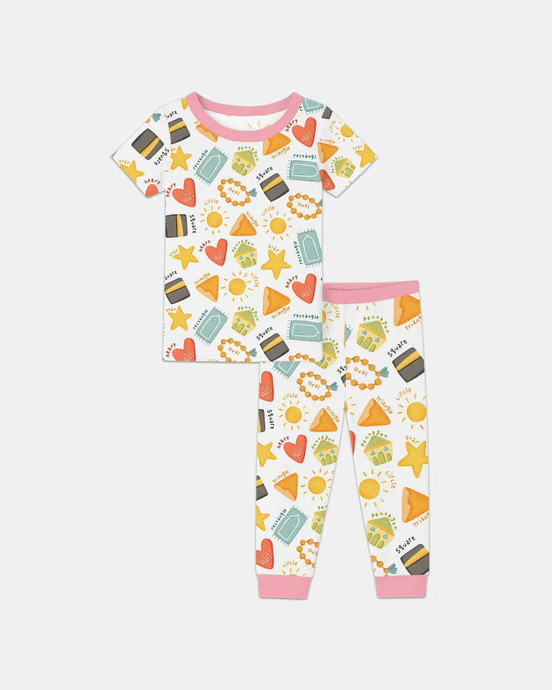 Zweiteiliges, kurzärmliges Pyjama-Set mit Marienkäfern