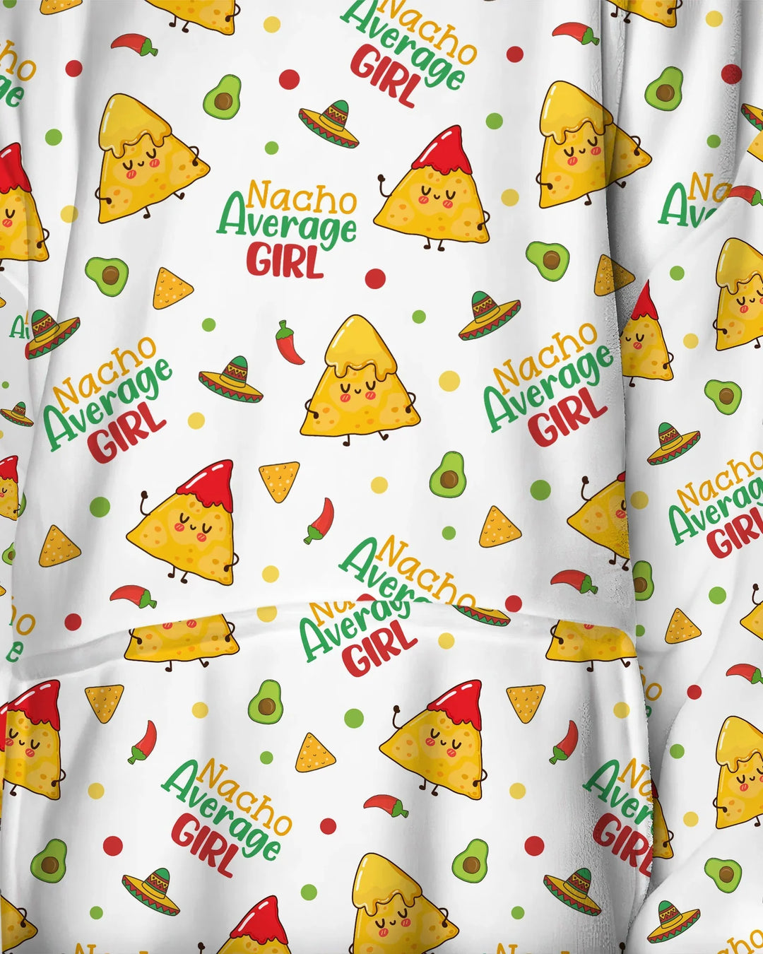 Lil Nacho Average Kid Tragbarer Bambus-Deckenhoodie