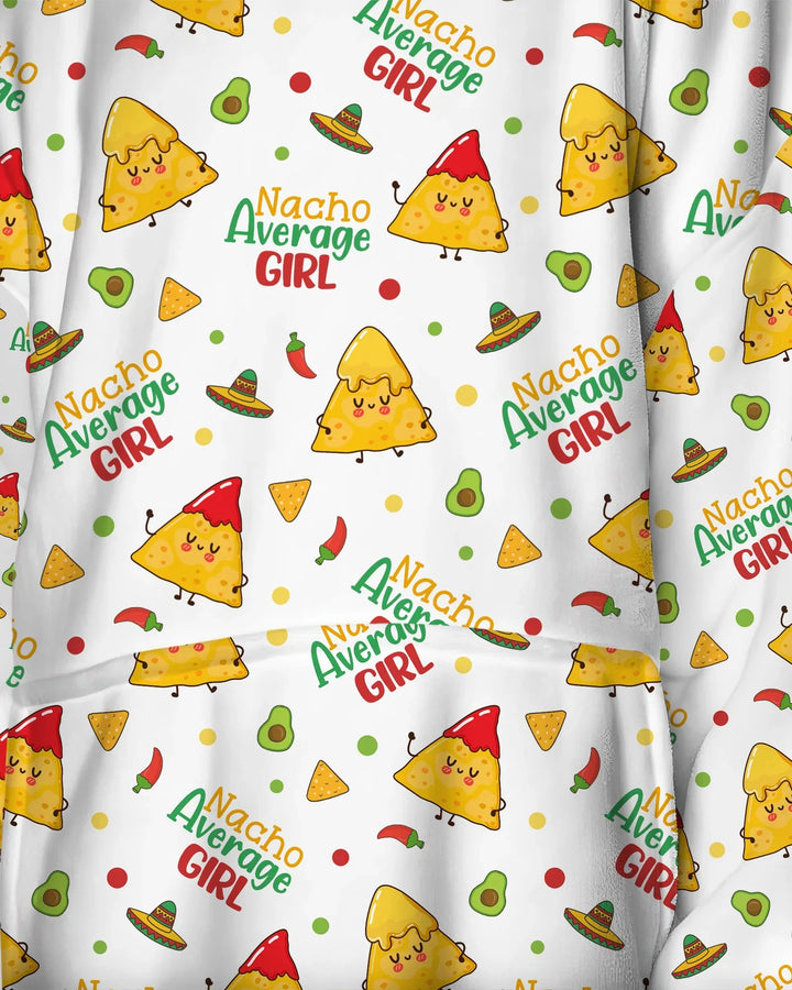 Lil Nacho Average Kid Tragbarer Bambus-Deckenhoodie