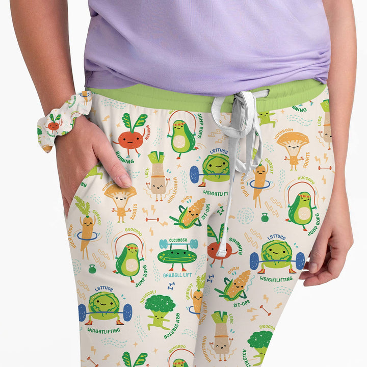 Exercise Veggie Women Pajama Set