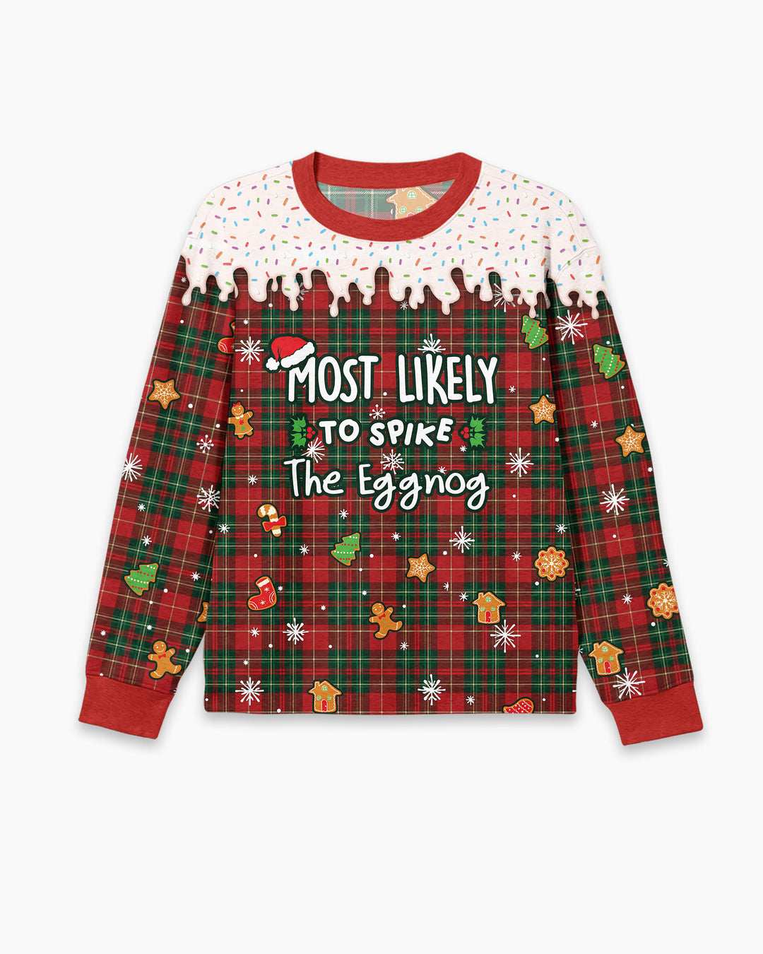 Funny Christmas Family Matching Bamboo Men's Pajama Set