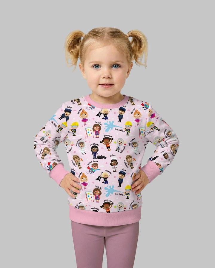 Sudadera de cuello redondo Bamboo Template