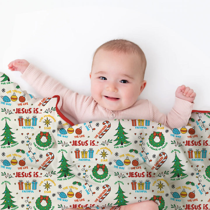 Jesus Is The Reason For The Season Toddler Blanket