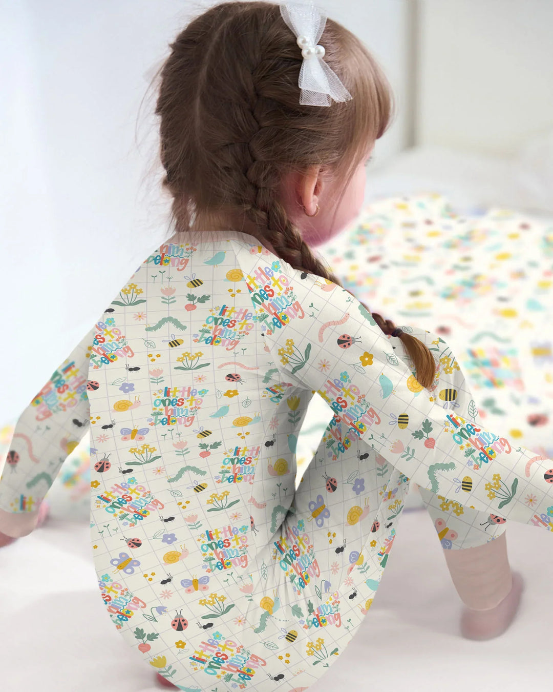 Gerippte Babykleidung mit individuellem Foto - Weich &amp; Skizzenhaft
