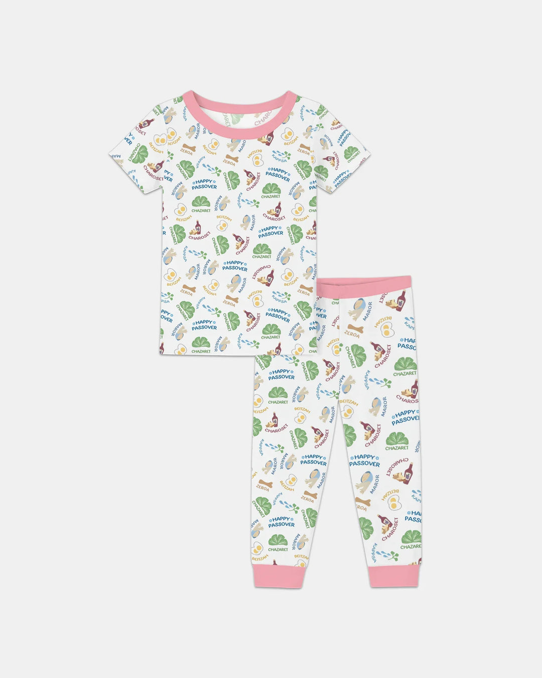 Zweiteiliges, kurzärmliges Pyjama-Set mit Marienkäfern