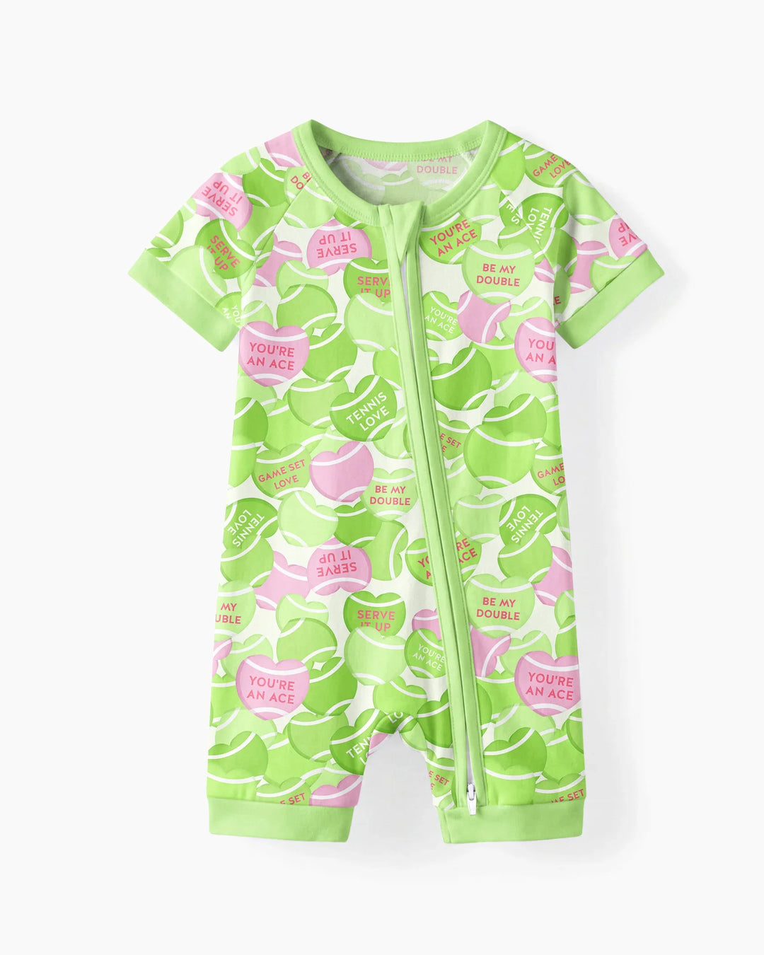 Tennis Candy Family Matching Bamboo Shorty Zippy