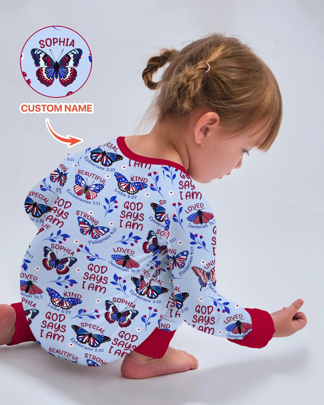 Gerippte Babykleidung mit individuellem Foto - Weich &amp; Skizzenhaft
