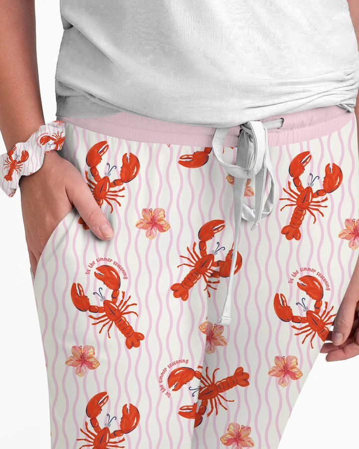 Crawfish Pinch Bamboo Women Pajama Set